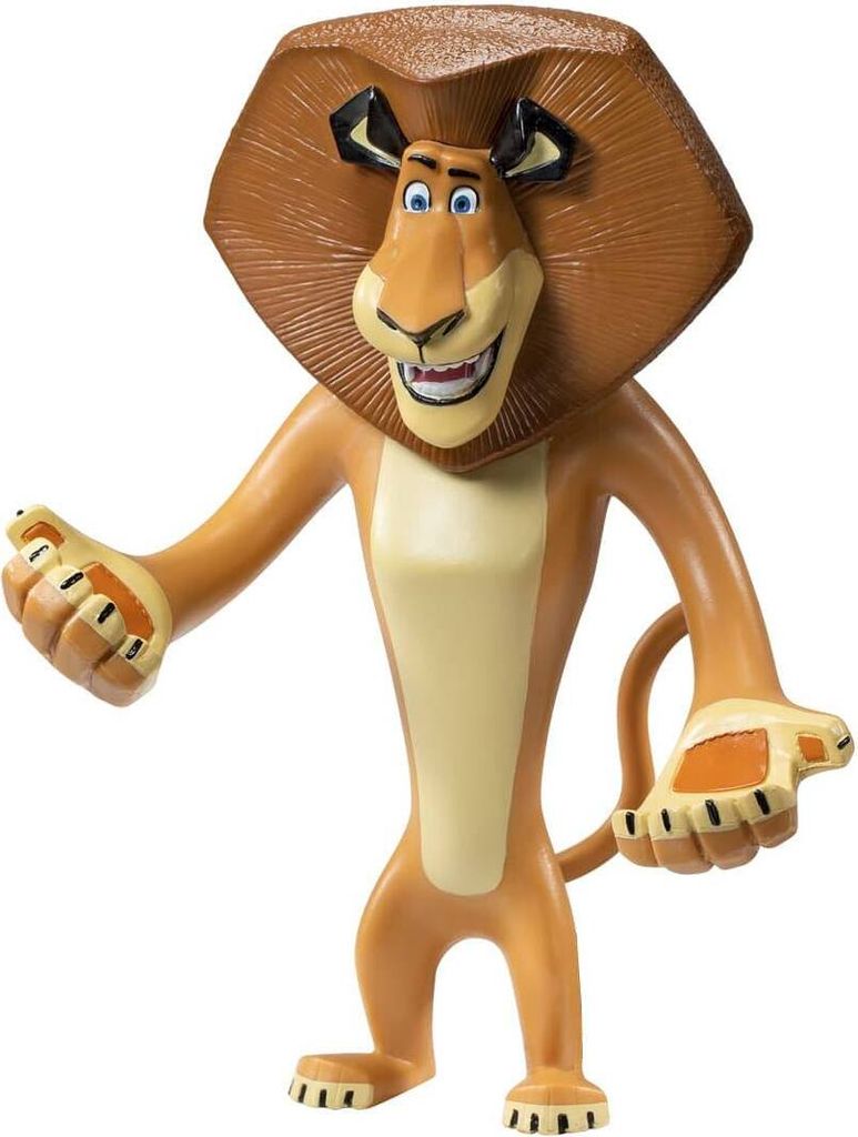 Noble Collection Madagascar Bendyfigs figura bendy Alex 15 Immagine del prodotto 