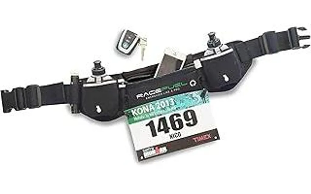 Cintura Corsa RACEFUEL Impermeabile Porta Cellulare e 2 Bottiglie