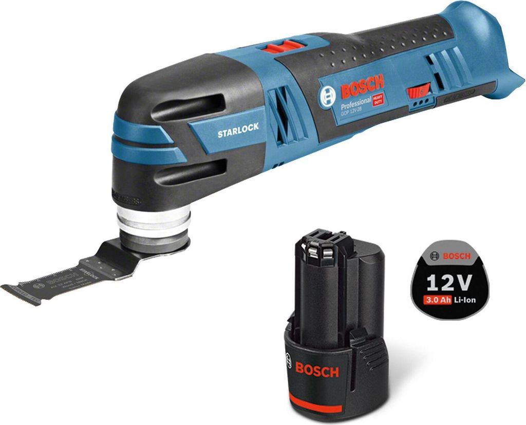 Bosch Akku-Multi-Cutter GOP 12V-28 / 1x 3,0 Ah Akku