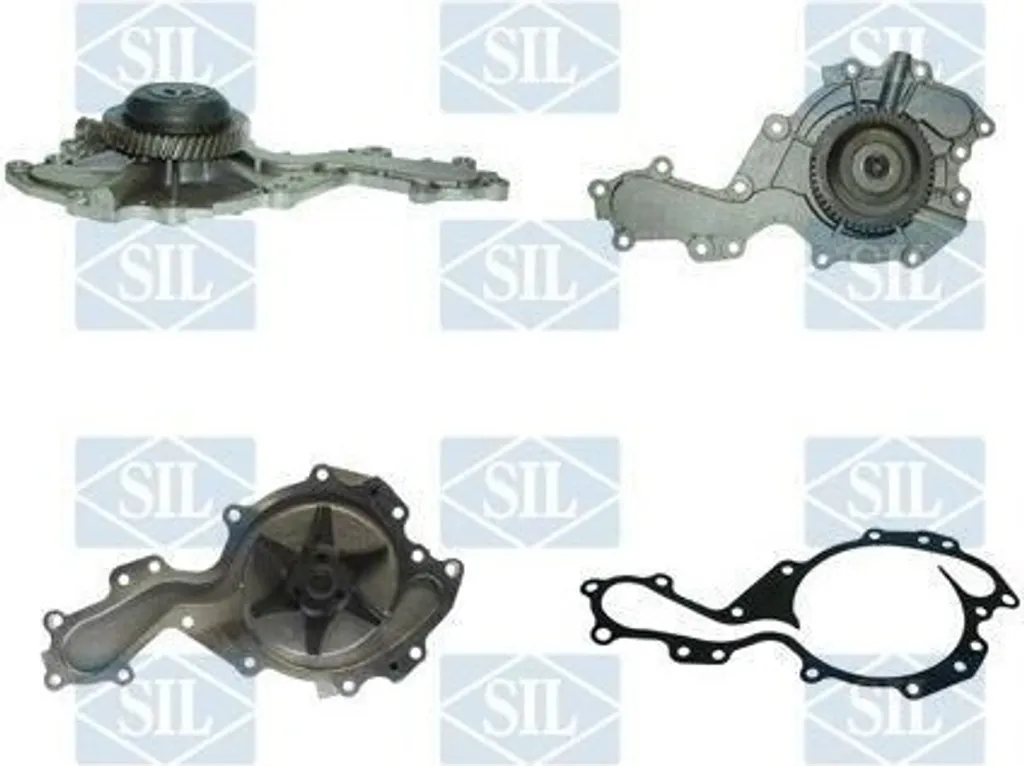 Pompe à eau robuste en aluminium Saleri SIL PA1275 Opel