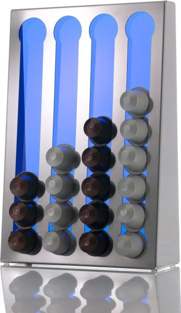 Porte-Capsules Nespresso 32 Emplacements Inox : Fini le Désordre !