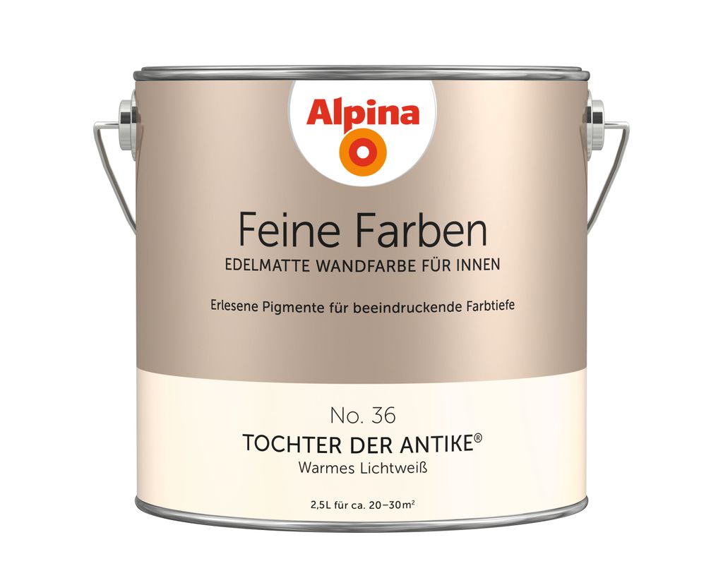 Alpina Feine Farben No. 36 Tochter der Antike edelmatt 2,5 Liter + Rührholz