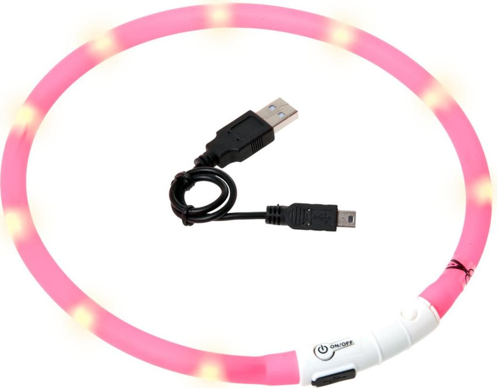 Karlie - Collier Visio Light Led Rose 70Cm Image du produit 