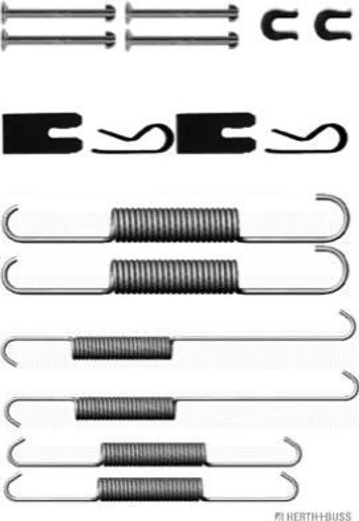 Kit accessoires frein à tambour Toyota Hilux J3562014 pour rénovation