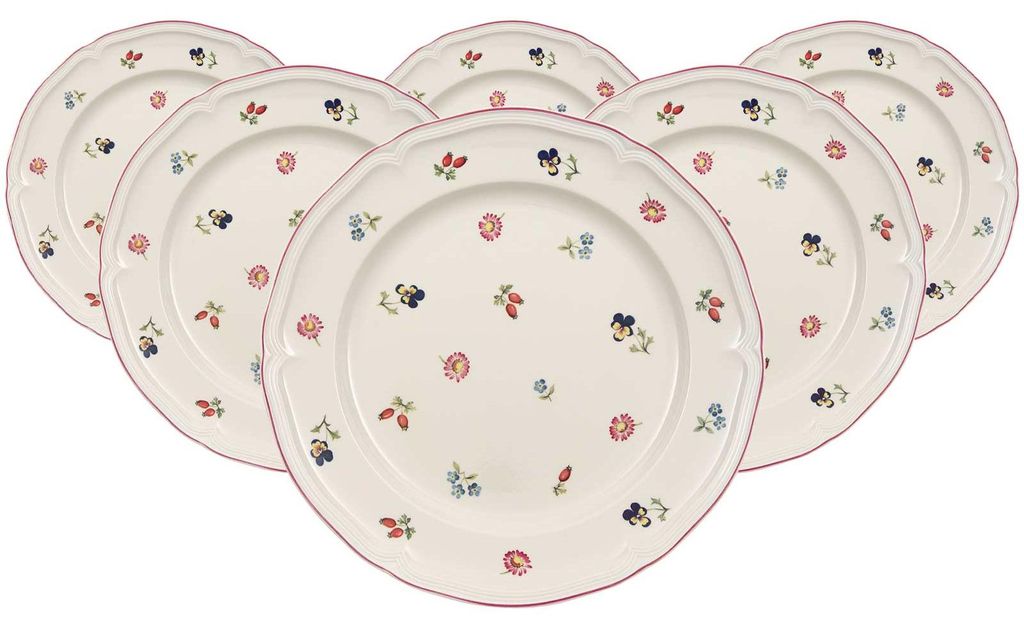 Villeroy & Boch Petite Fleur Speiseteller ø 26,7 cm 6er Set Produktbild 