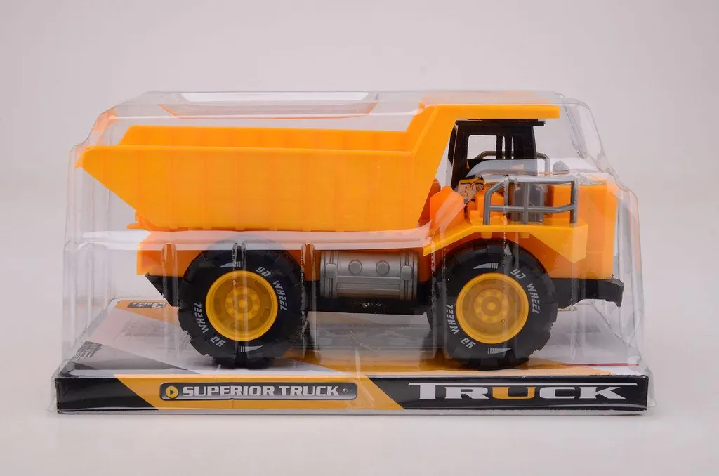 Camion benne basculante 26,5cm silencieux et robuste pour les enfants
