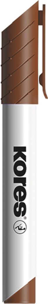 Kores Whiteboard Marker XW1 braun, 1 Stück(e), Braun, Rundspitze, Schwarz, Rot, Weiß, Rund, 3 mm