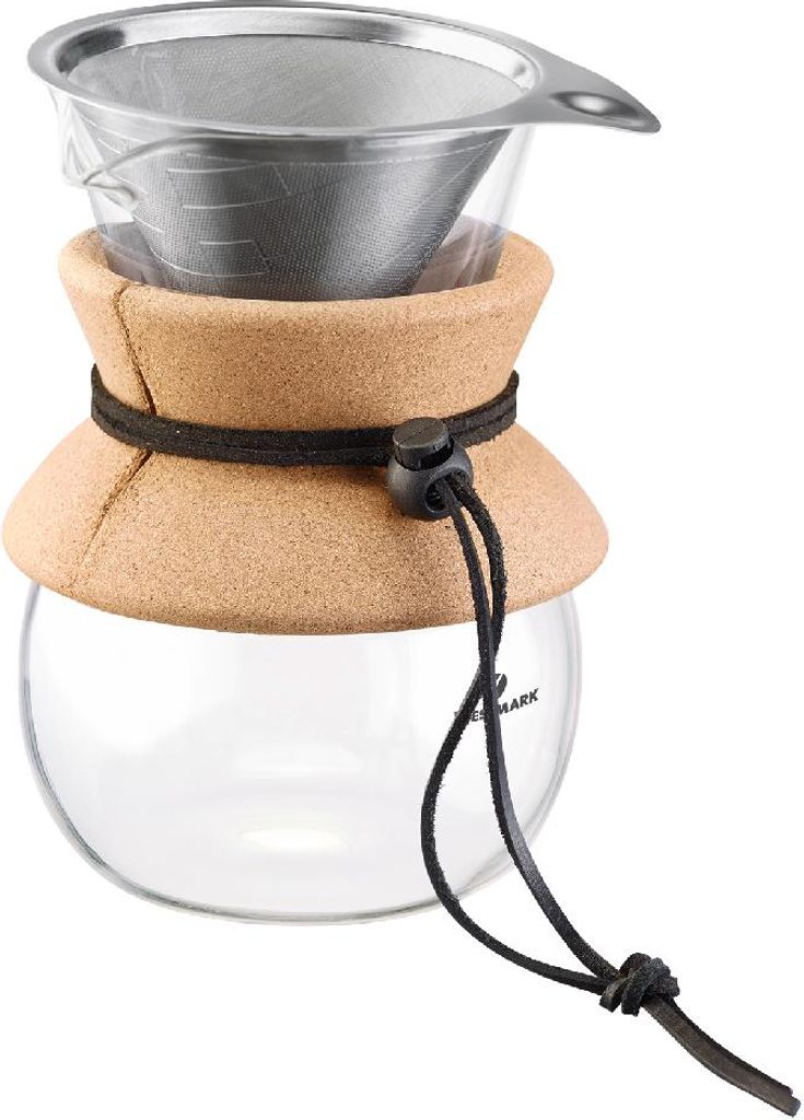 Westmark Kaffee-Bereiter Brasilia 0,5l, klar/silber/natur