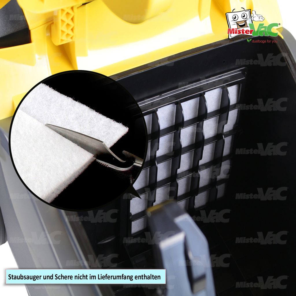 MisterVac Staubsaugerfilter - Motorschutzfilter Kompatibel Mit CleanMaxx PC P008E