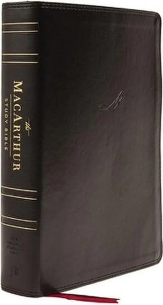 Bible MacArthur NASB 2nd Edition : Bible d'étude avec onglets noire