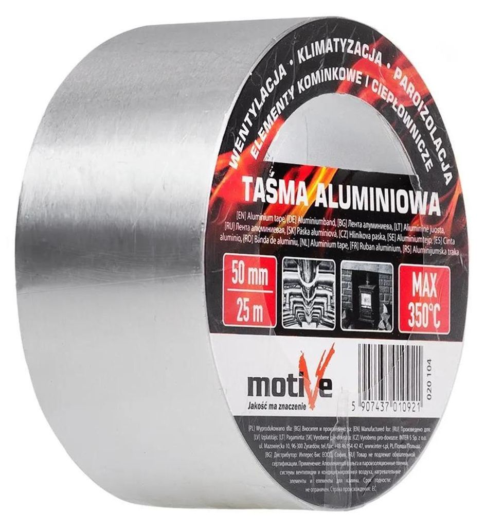 Taśma aluminiowa 50mm/25m ht 350° Motive Zdjęcie produktu 