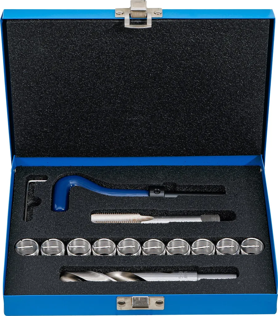 Réparer un filetage foiré M16 x 1,5 - Kit complet BGS 99432 - 14 pièces