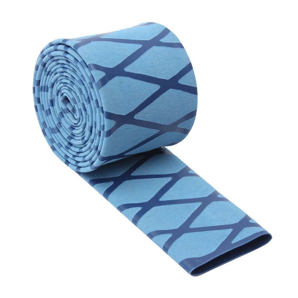 35mm Rutschfest Schrumpfschlauch mit Soft-Grip für Angelrute Blau