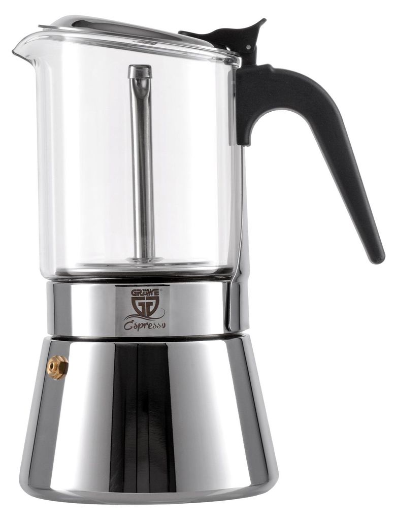 GRÄWE Espressokocher mit Glaskanne,  9 Tassen Produktbild 