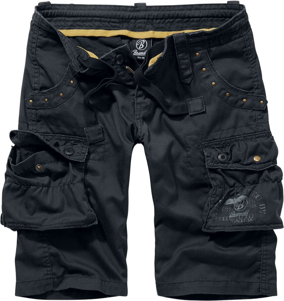 Brandit Short Damen Soho schwarz Basics 65% Polyester, 35% Baumwolle 30