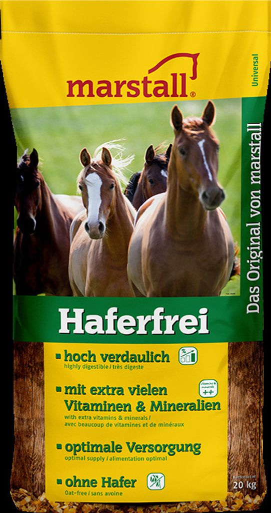 Marstall Haferfrei Futter für Pferde 20kg