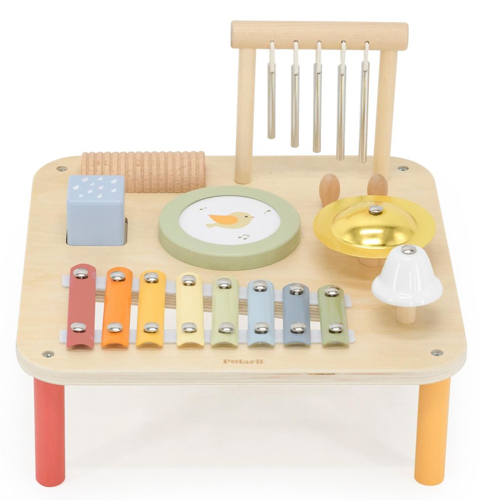 Viga : table d'éveil musicale et sensorielle en bois 7-en-1 Image du produit 