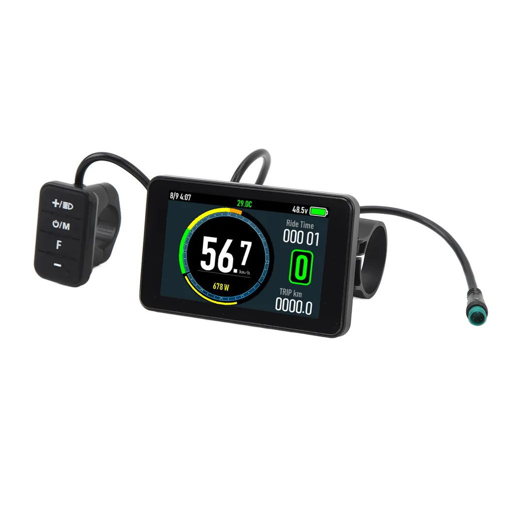 Compteur d'Affichage LCD pour Vélo Électrique Trajet Urbain VTT