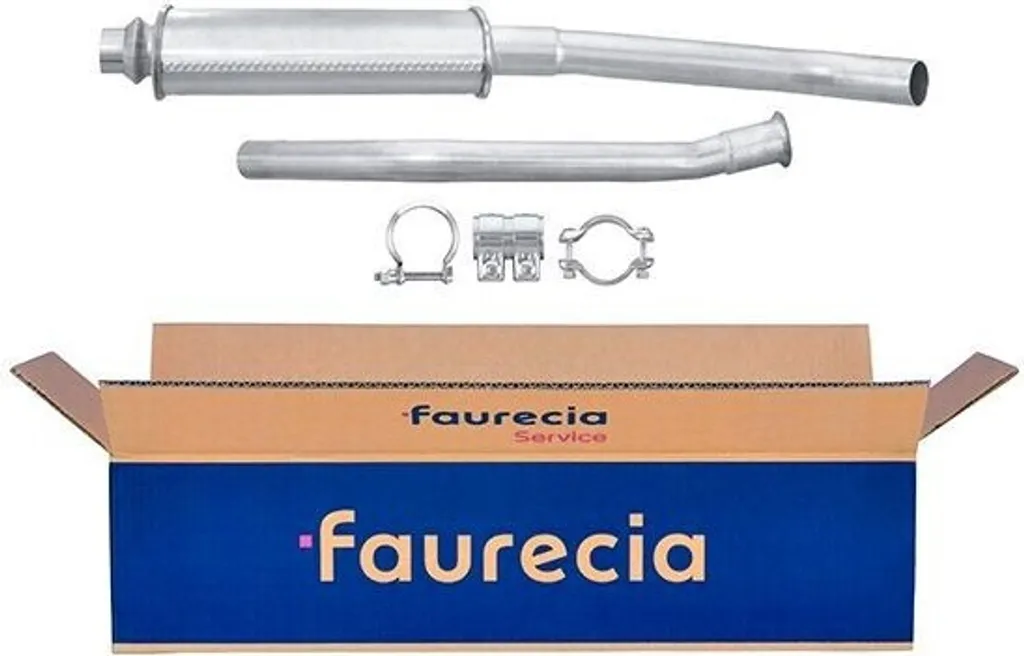 Silencieux central anti-bruit HELLA 1717A1 pour Citroën Xsara