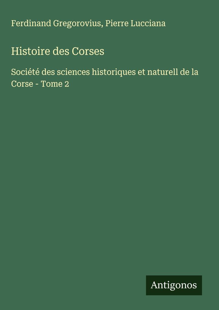 Histoire des Corses