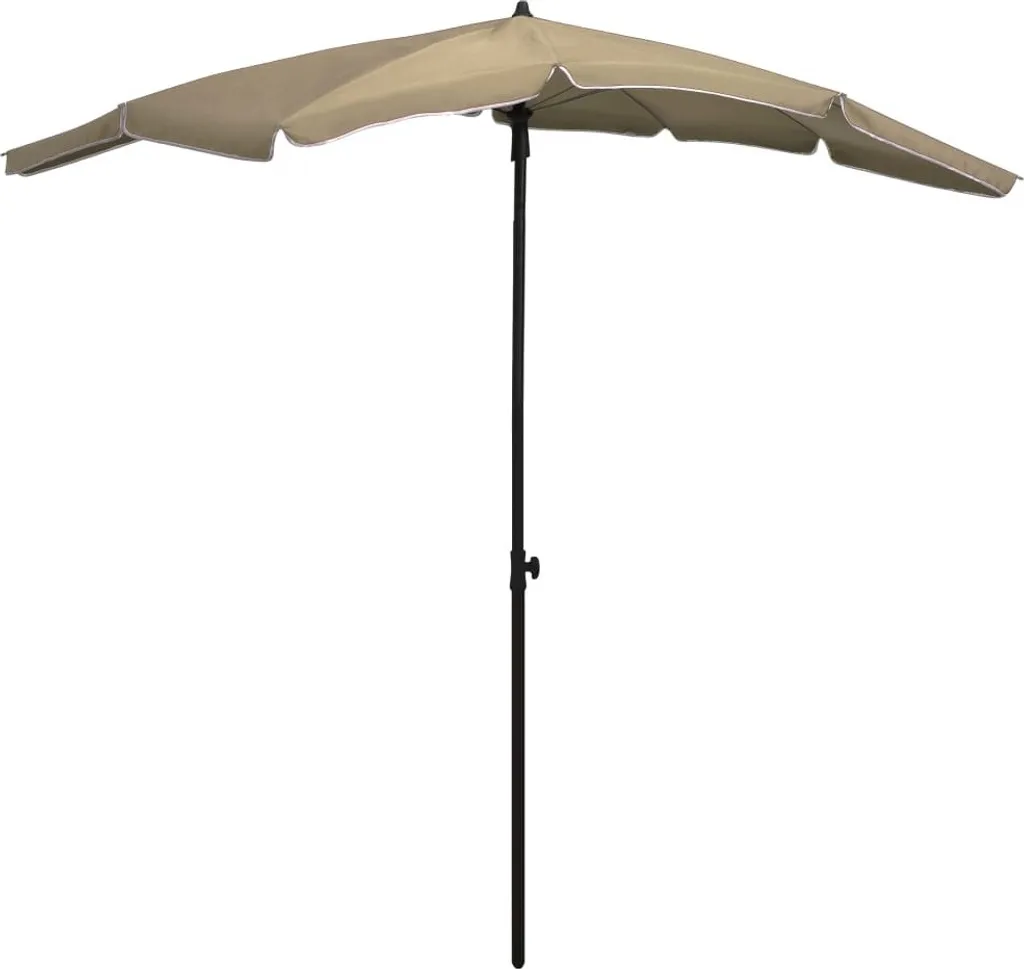 Ombrellone Balcone Rettangolare 200x130 The Living Store Tortora