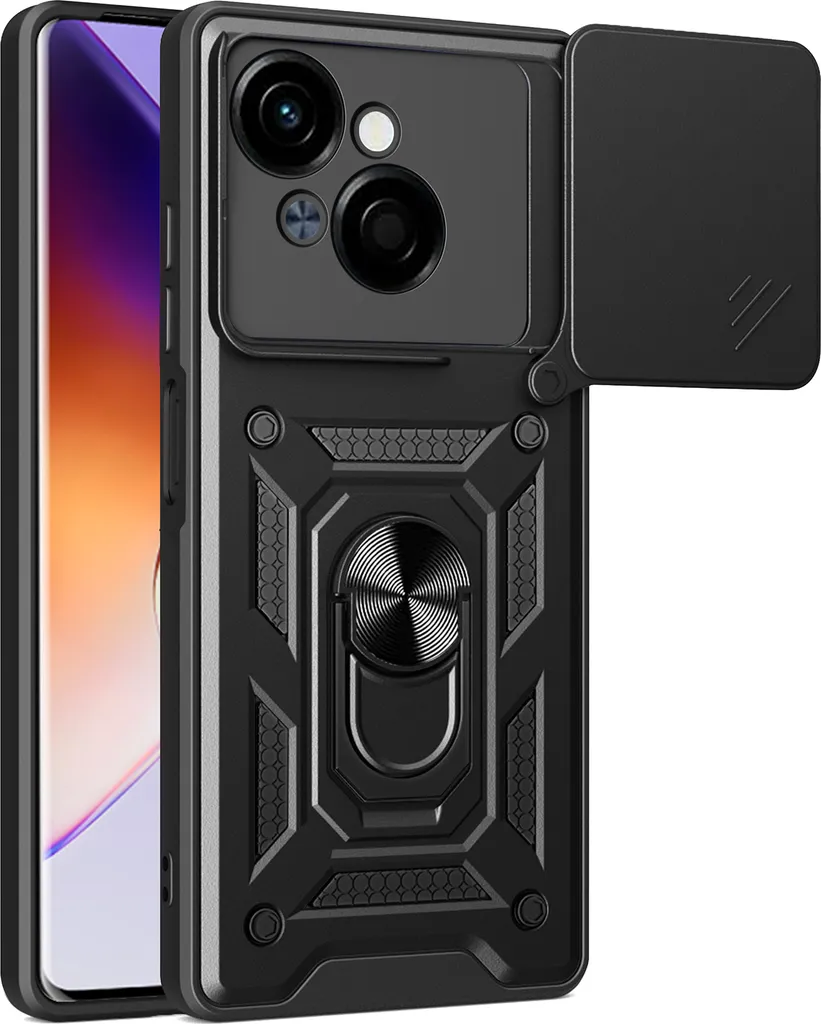 Cover Morbida Antiurto Per IPhone 13 6,1 Pollici – Silicone TPU Con Protezione Fotocamera – Nero