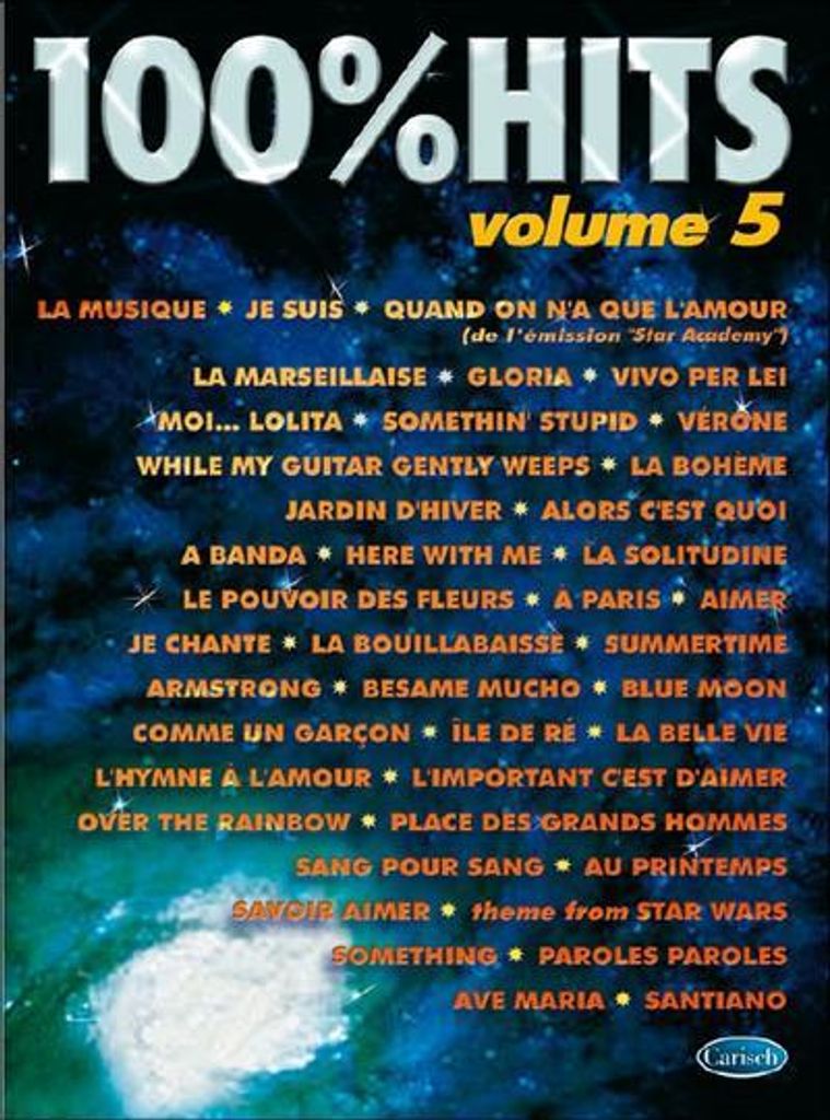 100% Hits vol.5: LiederbuchKlavier/Gesang/Gitarre