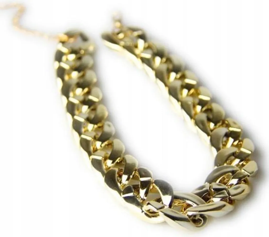 Collare Addestramento Catena Oro M | Robusto e Sicuro 43cm