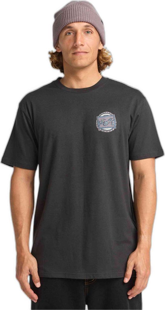 Billabong T-shirt EBYZT00357-WAA in Washed Black color size medium