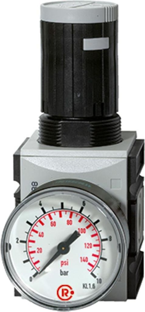 Riegler Präzisionsdruckregler »FUTURA«, mit Mano, BG 2, G 1/2, 0,5-8 bar