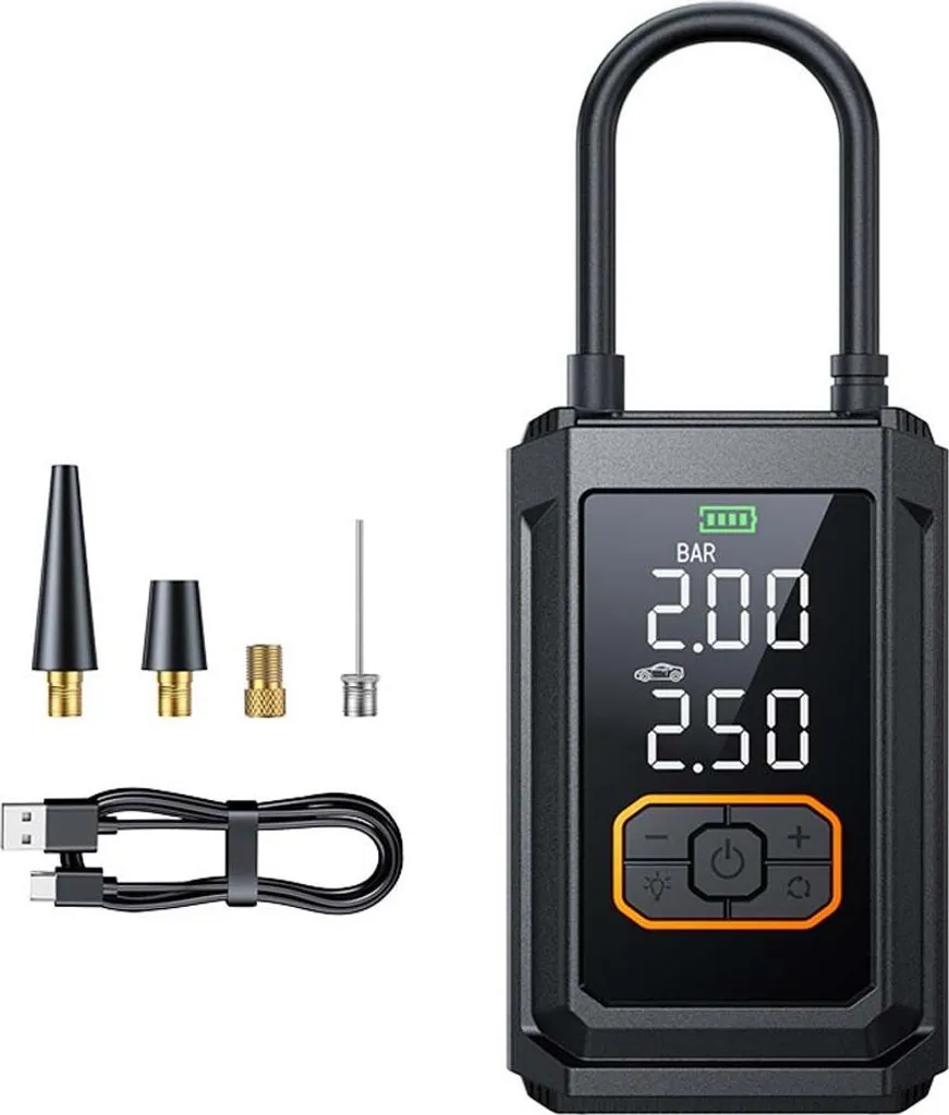 Pompa Aria Wireless INF 150PSI: Compressore Off-Road Portatile LED