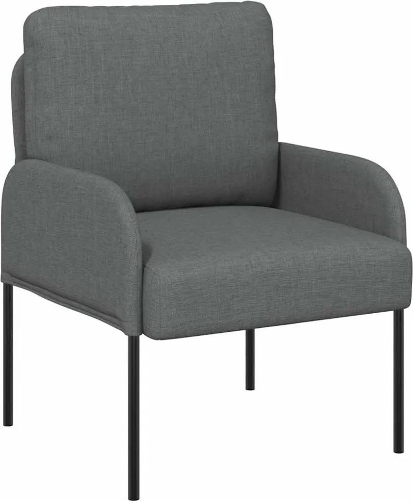 Divano vidaXL Grigio Scuro 55cm con Cuscini - Comfort in Compensato