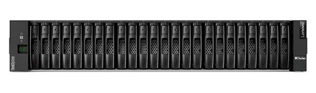 Lenovo ThinkSystem DE4000F, SSD, 24,6 kg, Rack (2U), Schwarz
