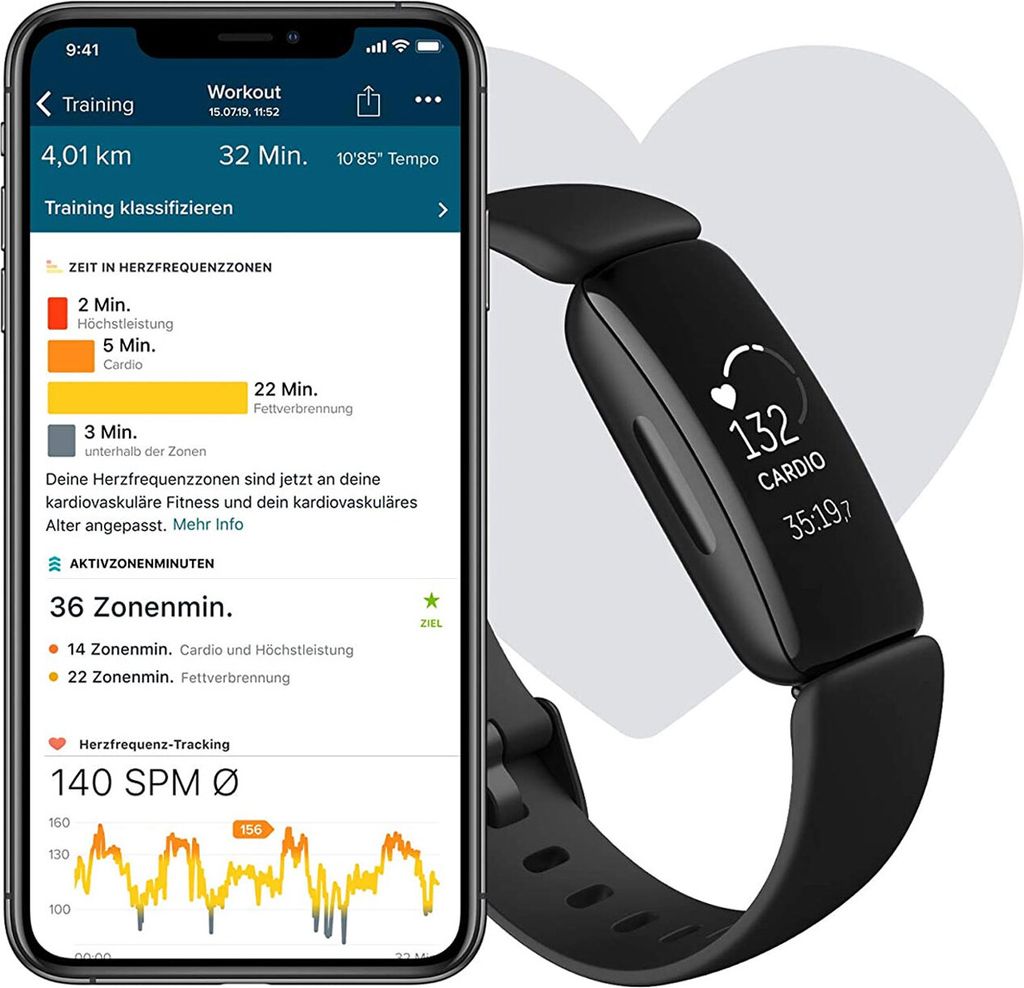 Fitbit Inspire 2 schwarz Produktbild 24