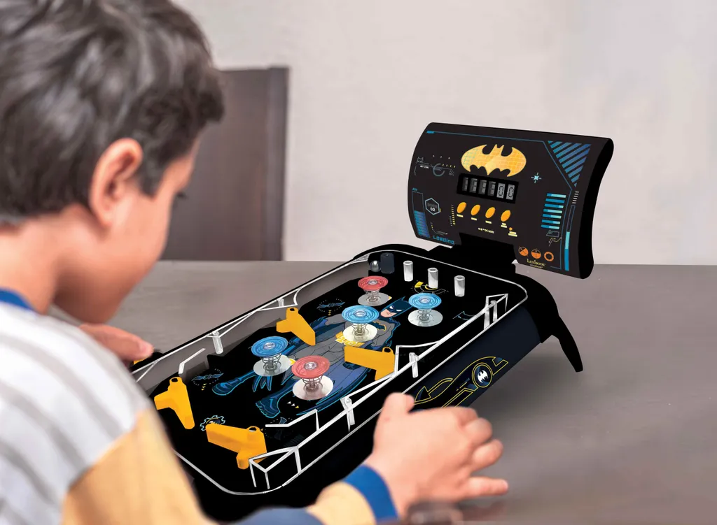 Mini flipper de table Batman pour enfant avec score numérique intégré - 10