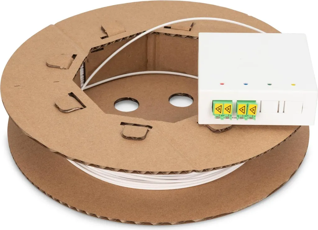 Digitus DN-948070-1 Kit FTTH LC/APC 70m | Fibra 4 Core per Casa