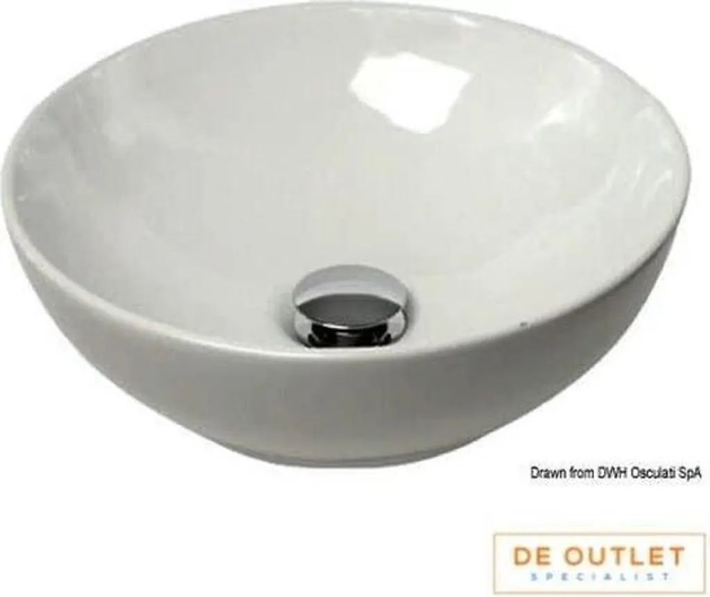 Lavandino Ciotola Ceramica Ø410mm - Prezzo Outlet Bagno Moderno