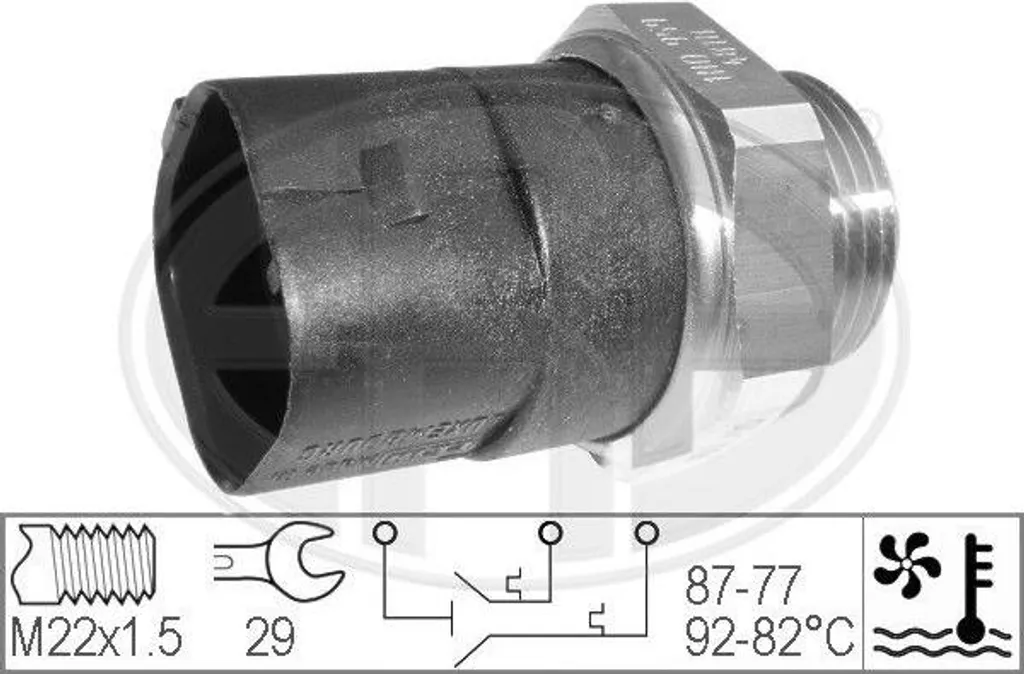 Interruttore Ventola T4 ERA 330283 - Salvamotore per Transporter IV