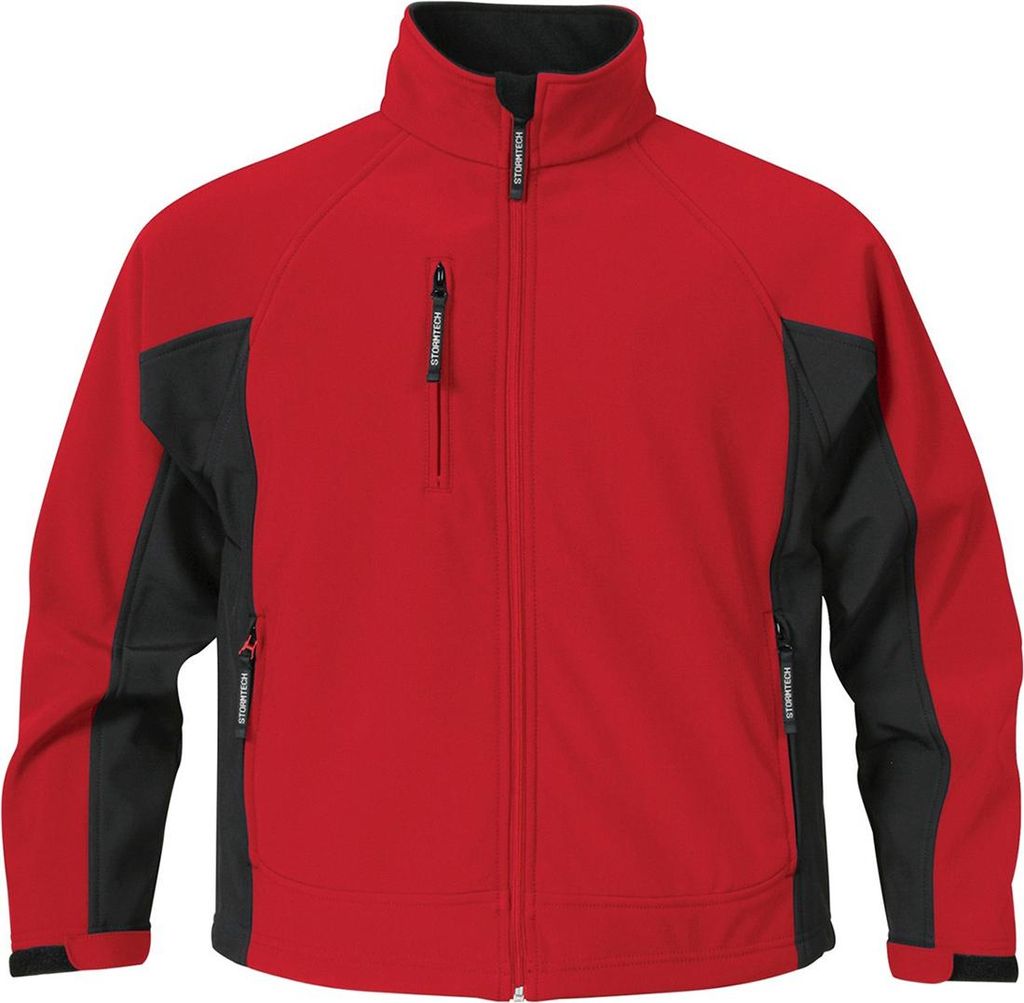Stormtech Herren Teflon DWR Jacke, wasserabweisend BC1168 (M) (Rot/Schwarz)