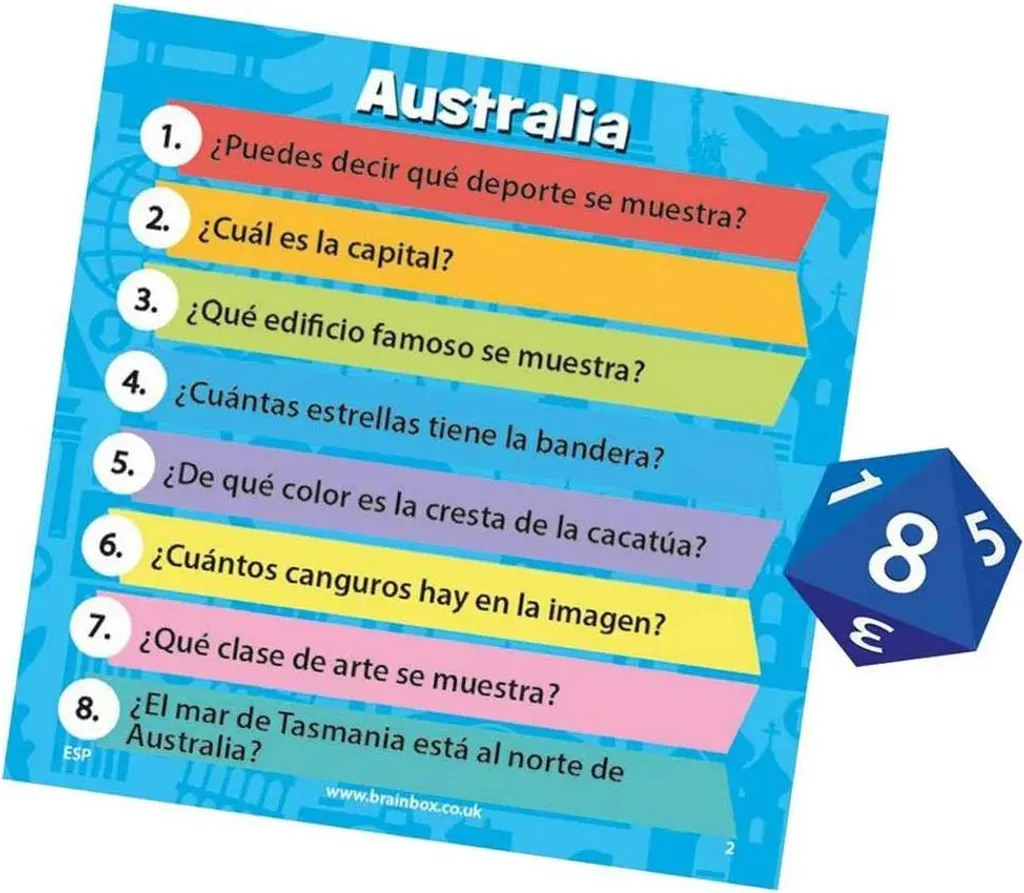 Brainbox El Mundo Asmodee : jeu de société éducatif espagnol - 2