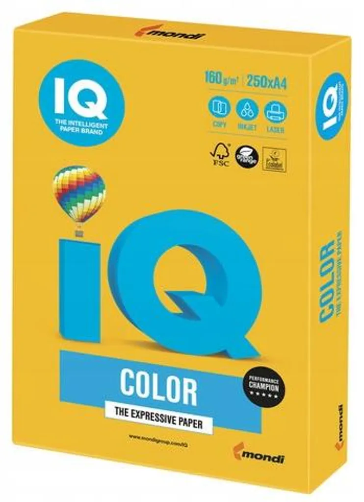 Papier A4 160g Jaune Anti-Bourrage - Solutions pour Impressions Durables