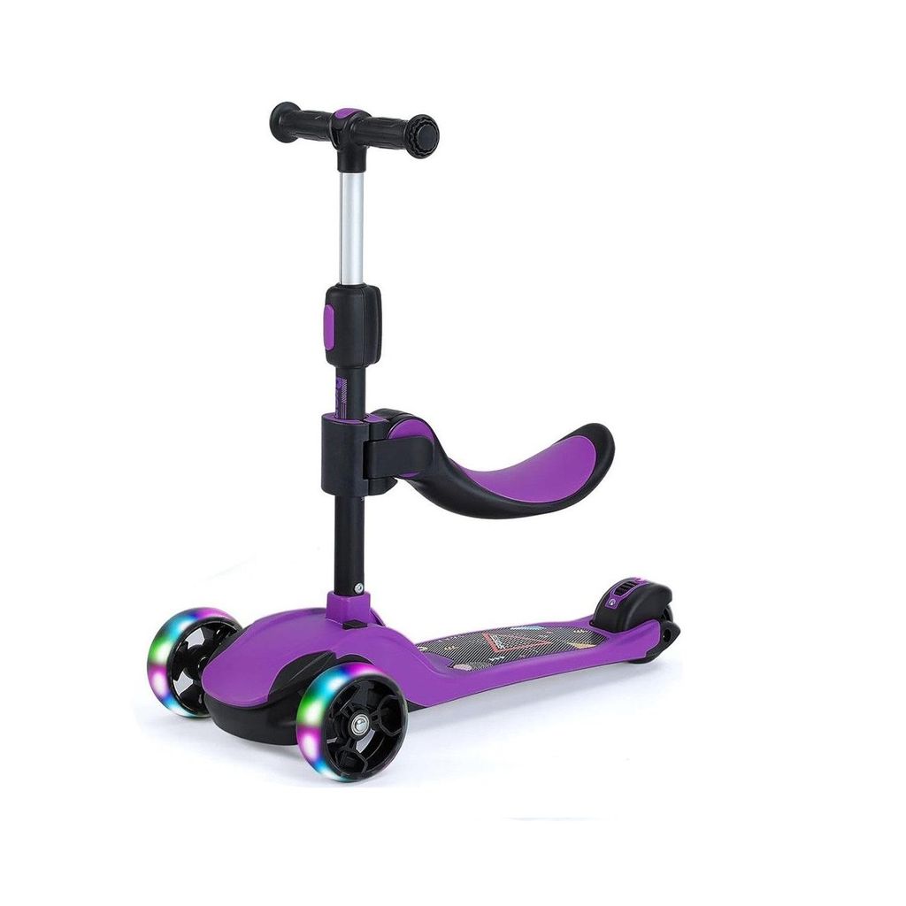 BremToy Kinderroller mit abnehmbarem Sitz, stufenloser Produktbild 