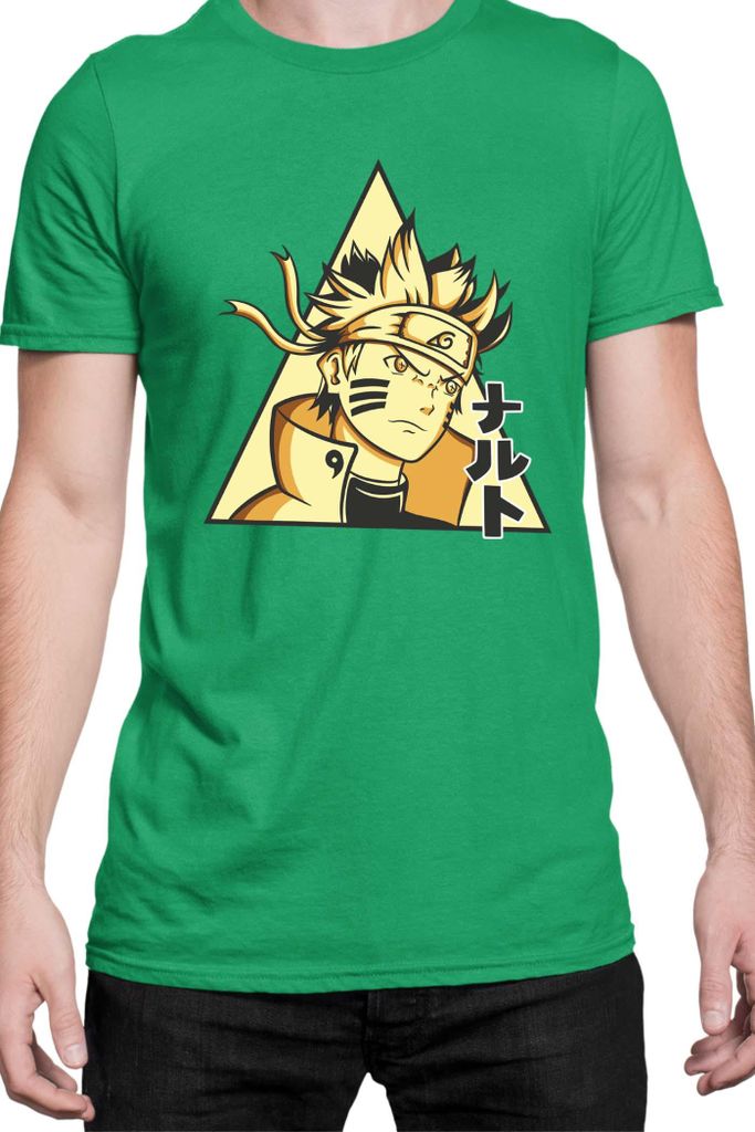 Herren T-Shirt Naruto Naruto 08, Man S / Grün