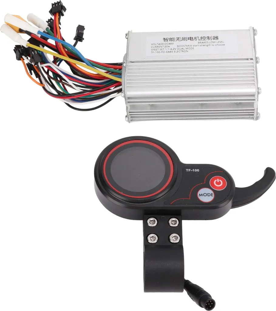Contrôleur 48V 25A pour Trotinette M4 10 Pouces avec Écran LCD et Câbles