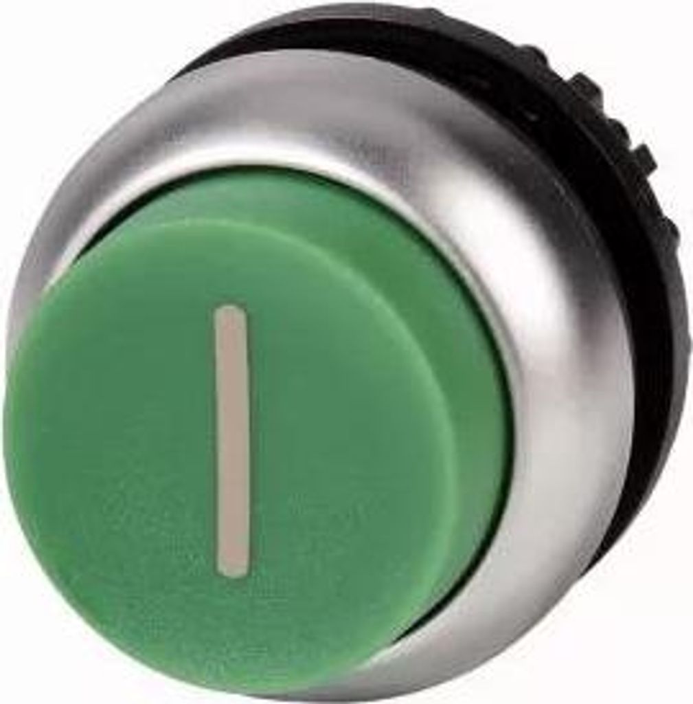Eaton M22-DH-G-X1, Drucktasten-Schalter, Schwarz, Grün, Metallisch, IP66, IP67, IP69, 29,7 mm, 29,7 mm, -25 - 70 °C
