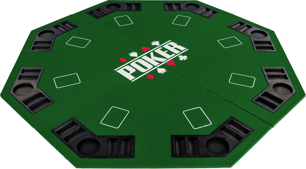 GamesPlanet® Skládací pokerová podložka, zelená Obrázek produktu 