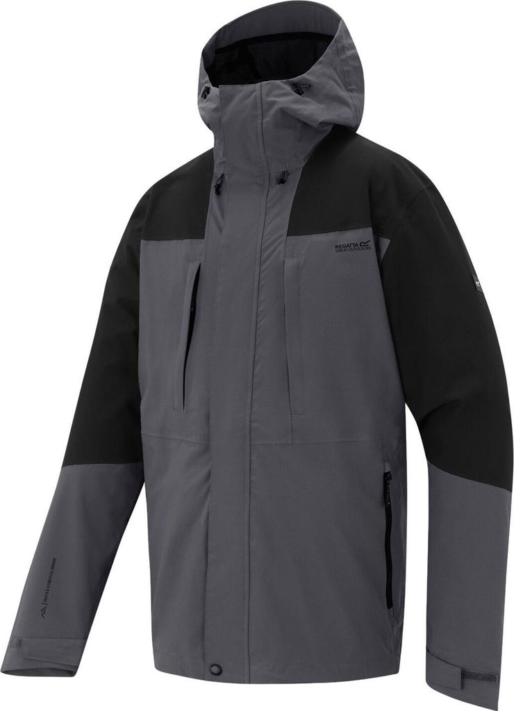 Regatta Wanderjacke Freesdale für Herren Wasserdicht, Größe:L, Farbe:Grau
