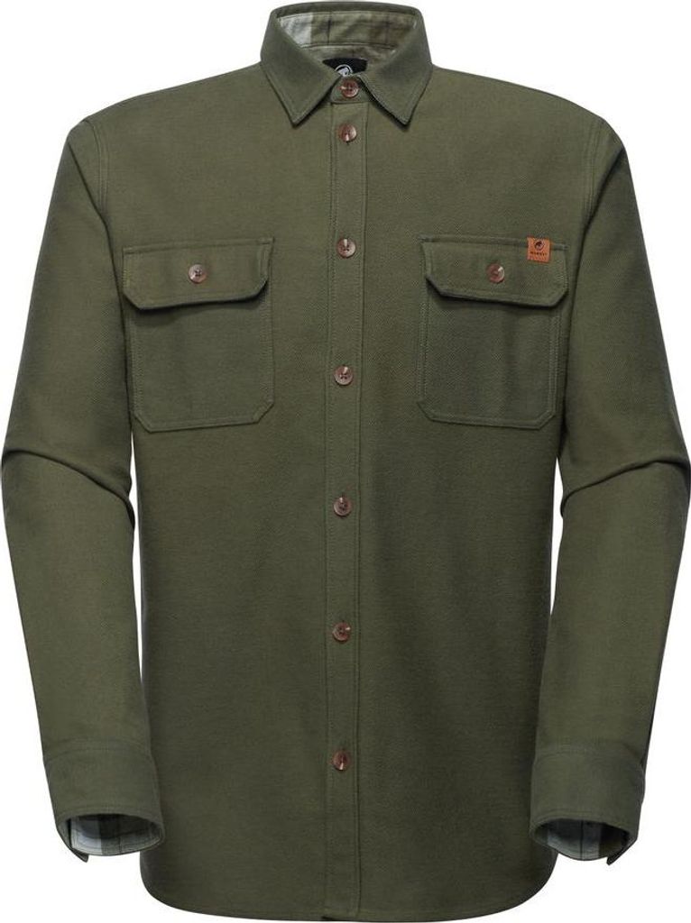 Tamaro Overshirt Men, Longsleeve Shirt Herren - Mammut, Farbe:dark marsh, Größe:XXL