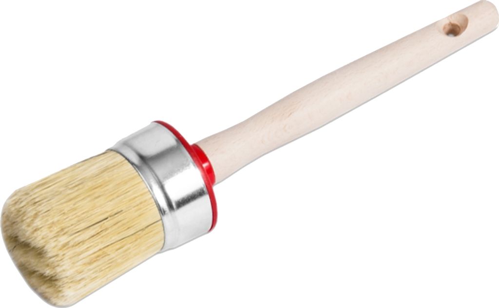 Rundpinsel 35mm | Ringpinsel Naturborstenpinsel für den Hausgebrauch | zum Streichen von Wänden und Möbeln