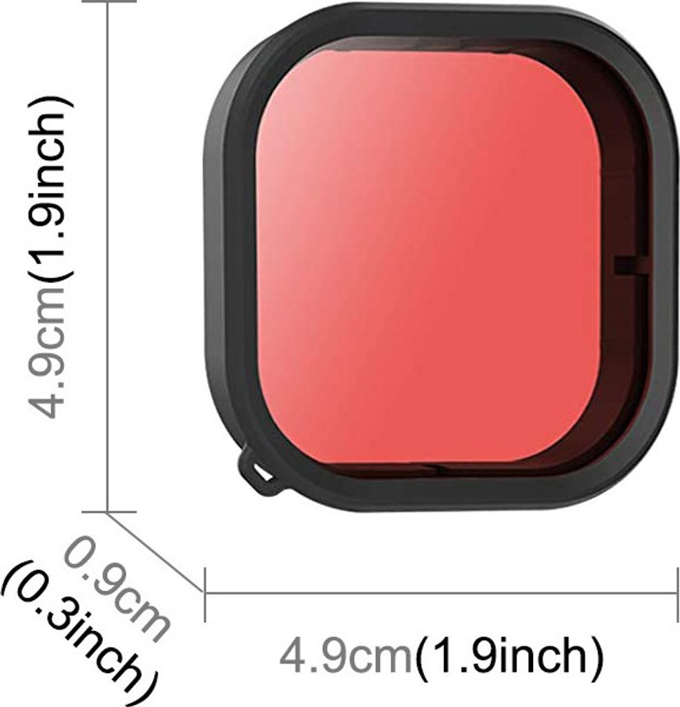 INF Vodotesný potápačský filter pre GoPro Hero 11/10/9 Obrázok produktu 3